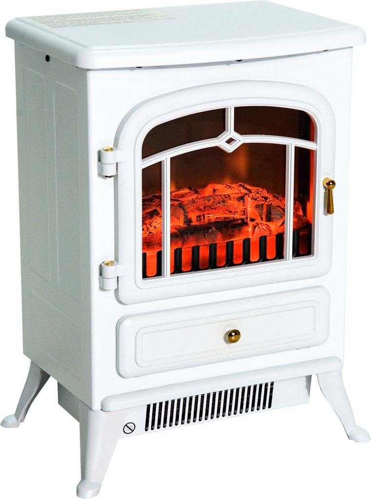 HOMCOM Elektrický krb Plameňový efekt 950/1850W Ochrana Obrázok produktu 