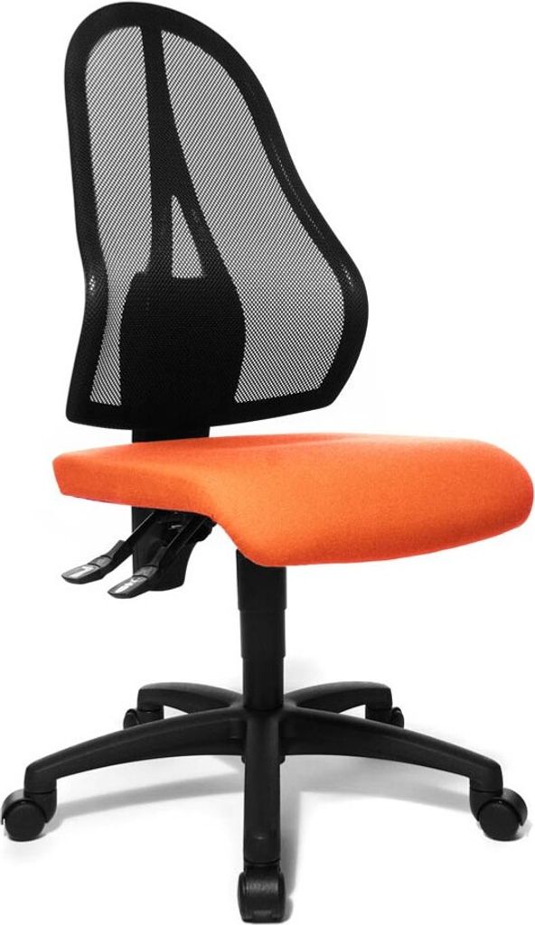 Topstar Bürostuhl Open Point P, OP100 G04 orange, schwarz Stoff