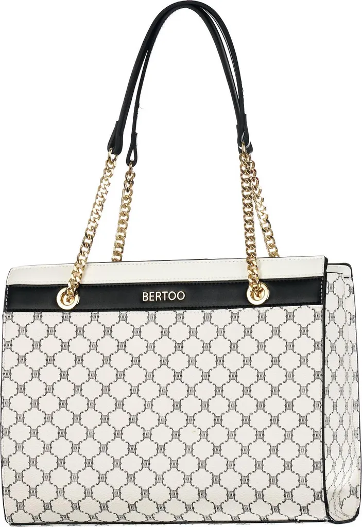 Sac à main femme noir BERTOO Giulia avec grande capacité et zip chic