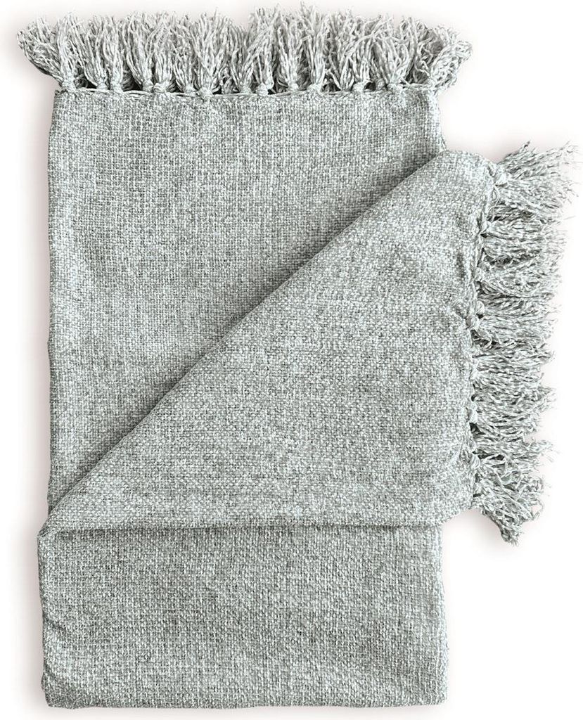 ZO!Home Ciniglia Tagesdecke 140x200 Mint Green Kuscheldecke 140x200 Mint-Green Uni
