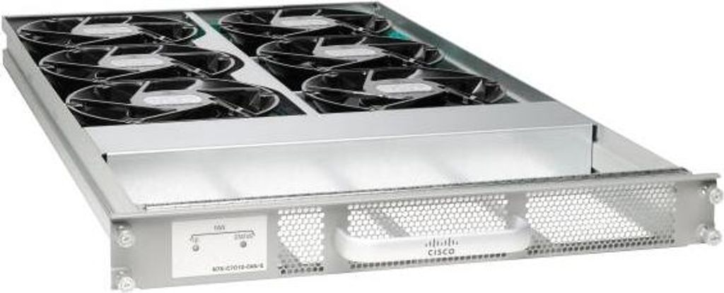 Cisco N7K-C7010-FAN-S=, 6 Lüfter, Cisco Nexus 7010, Metall, Metallisch, 9,1 kg