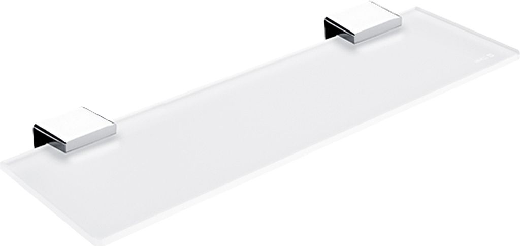 Nimco Kibo - Duschablage, Länge 400 mm, Milchglas / chrom Produktbild 
