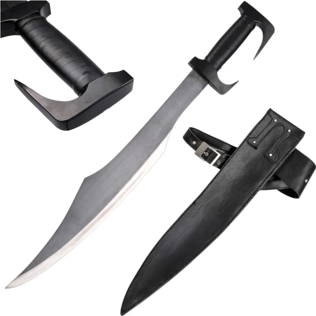 Glaive Spartiate de Décoration 75 cm Leonidas 300 avec son Fourreau