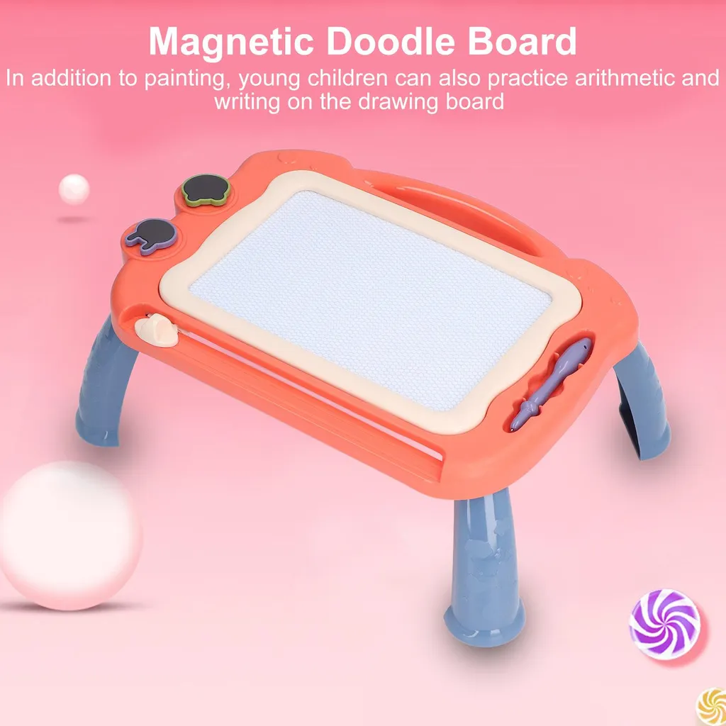 Lavagnetta Magica Arancione per Bambini | Tavolo da Disegno Magnetico