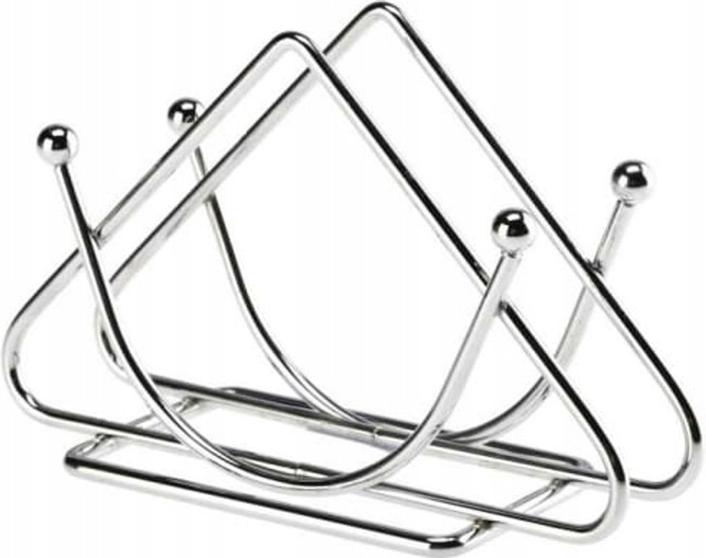 Serviettenhalter Metall Anthrazit 13x13cm - Antik Design Mit Vogel-Dekor Für Stilvolle Tische