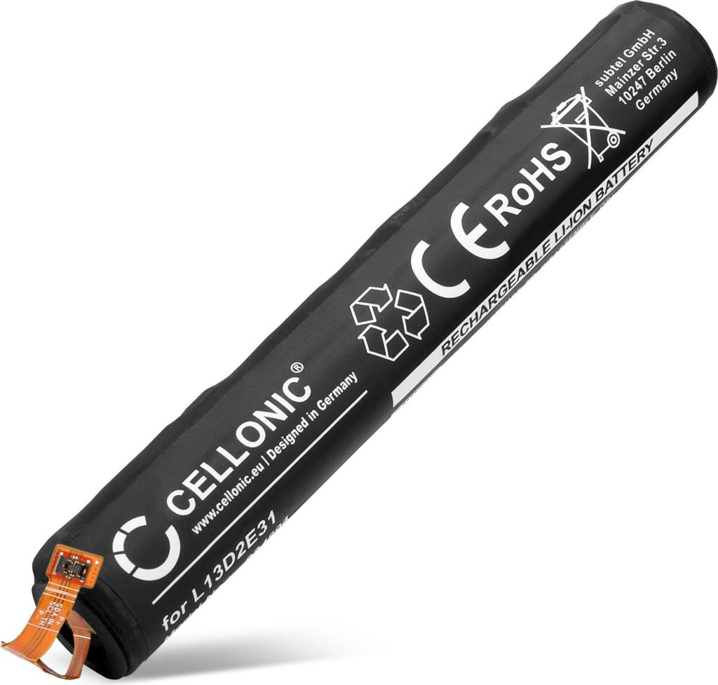CELLONIC 1x Akku für Tablet Kompatibel mit Lenovo Yoga Tablet 8, Ideapad B6000, L13D2E31 - (5800mAh, 3.75V)