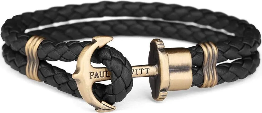 Offerta Imperdibile! Bracciale Paul Hewitt PH-L-M-B-XL Pelle Nera