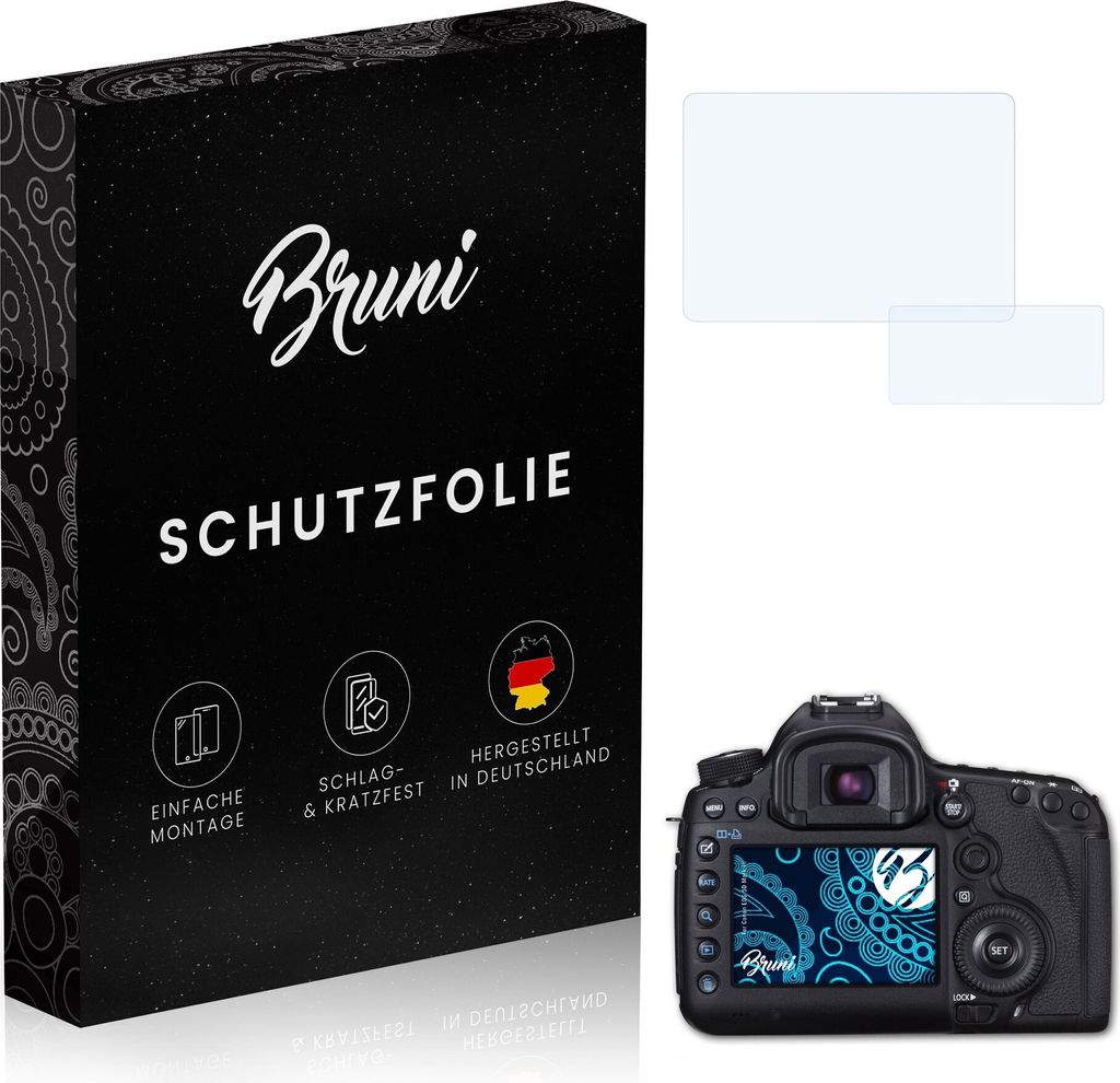 atFoliX 4054274693686, Transparent, Canon, EOS 5D Mark III, Klare Bildschirmschutzfolie, Kratzresistent, Glänzend