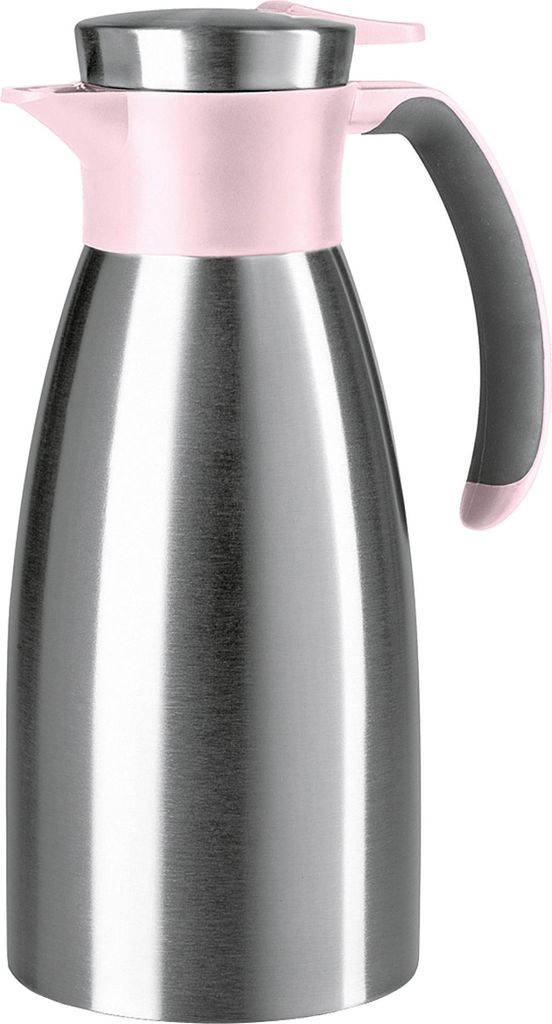 emsa Isolierkanne SOFT GRIP 1,0 Liter Edelstahl / rosa Produktbild 