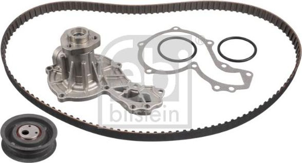FEBI BILSTEIN 172599 Wasserpumpe + Zahnriemensatz OE 51198119 kompatibel mit Inca, Toledo, Caddy, Golf III, Golf IV, Passat 35I, Polo 6V, Transport...