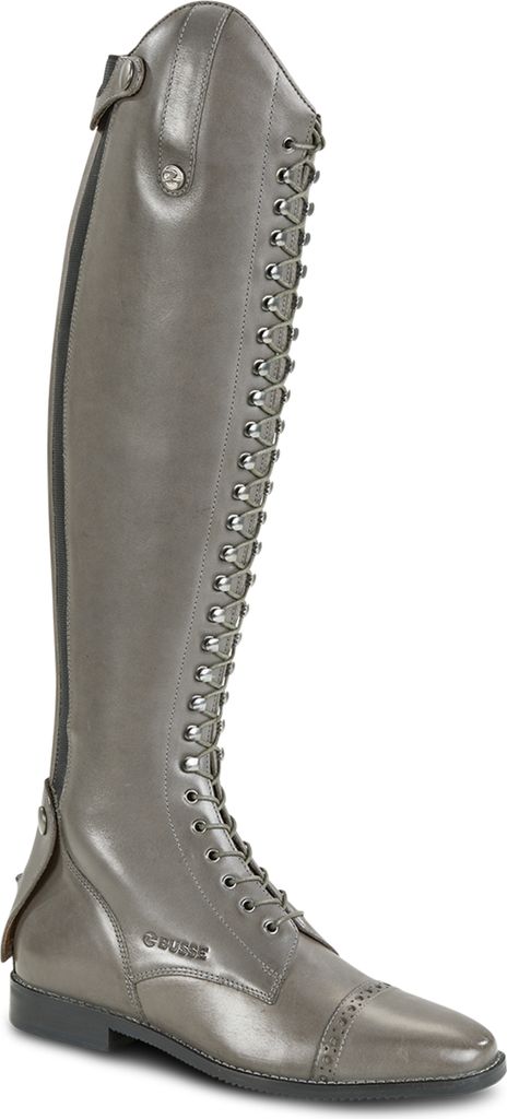 BUSSE Reitstiefel Laval Lederreitstiefel Grau Produktbild 