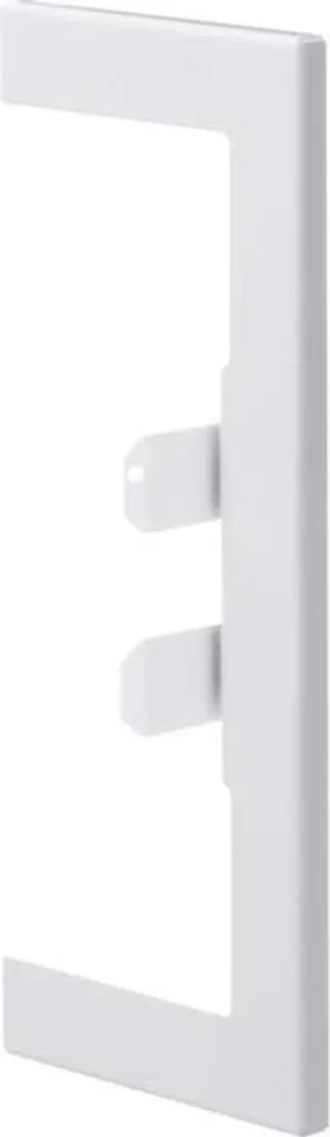 Cache Hager BR65170W9016 : masquez les coupes de goulotte 68x170mm blanc