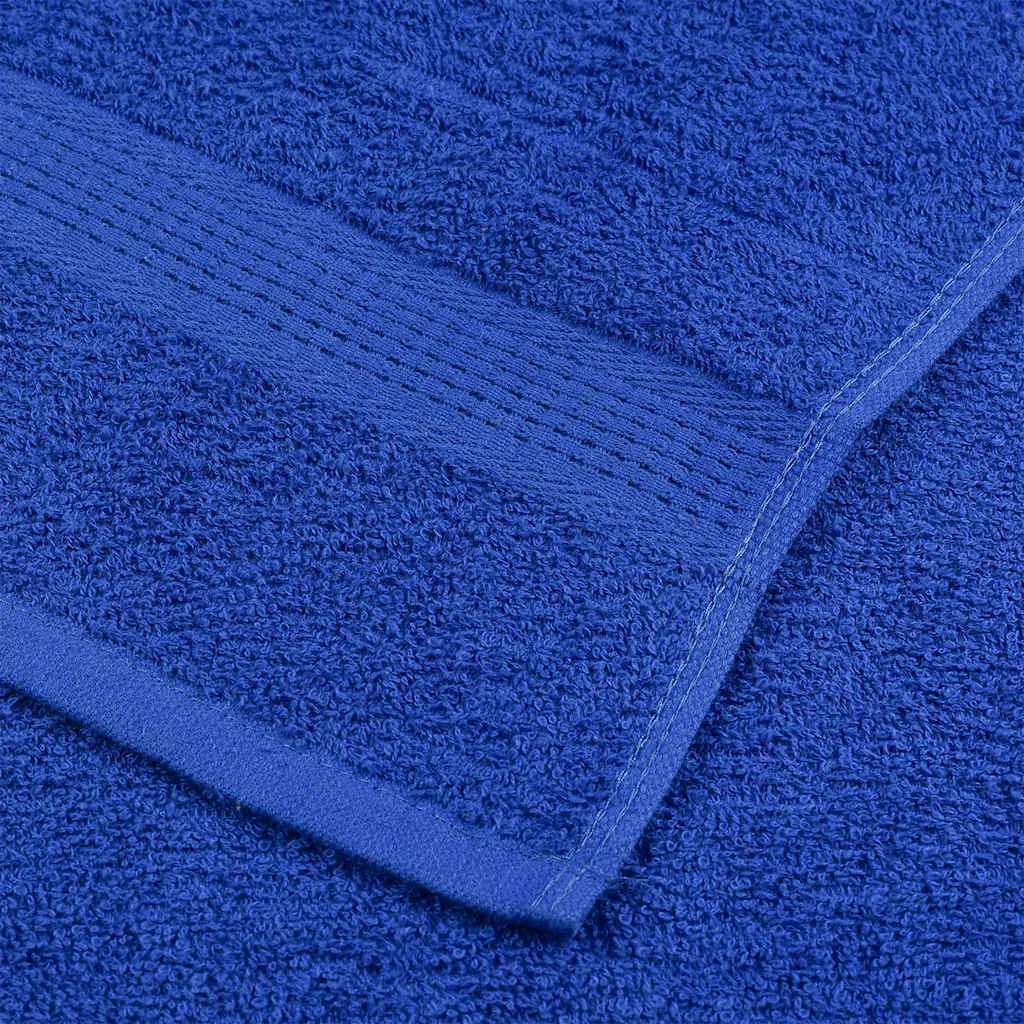 Asciugamani Doccia FROGN 70x140 cm Blu Set 2 Pezzi 100% Cotone - 6