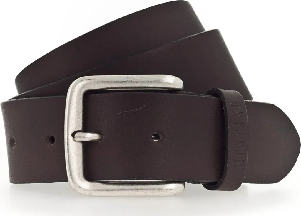 MUSTANG Pelle cintura Leather Belt W90 Darkbrown marrone scuro