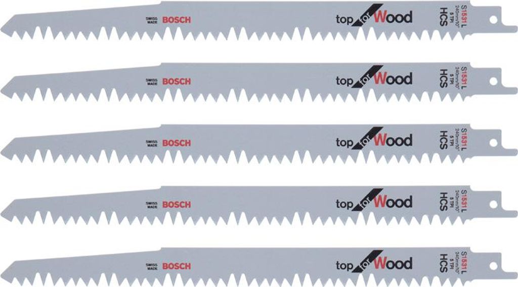 Säbelsägeblatt S 1531 L, Top for Wood, 5er-Pack Produktbild 