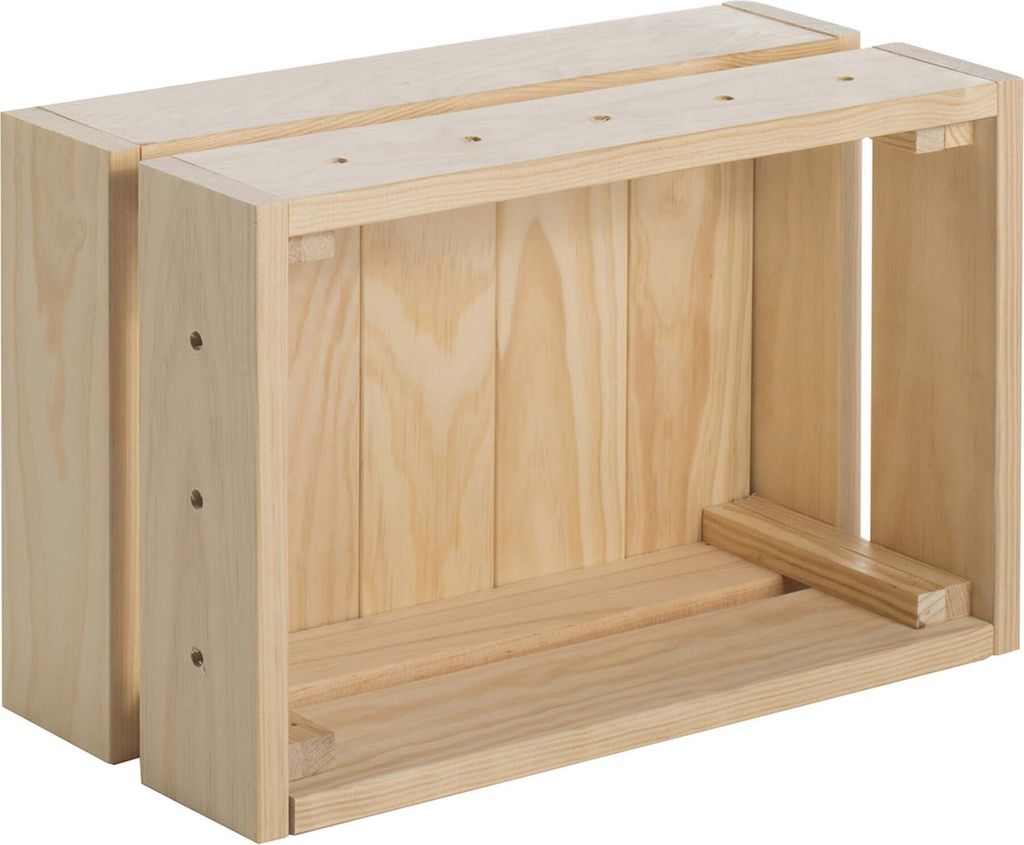 Weinkiste / Weinregal aus Holz CASSATTA, klein