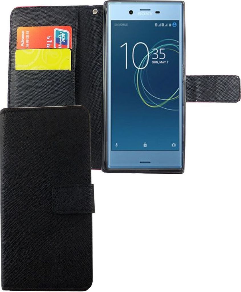 Handyhülle Tasche für Handy Sony Xperia XZs Schwarz