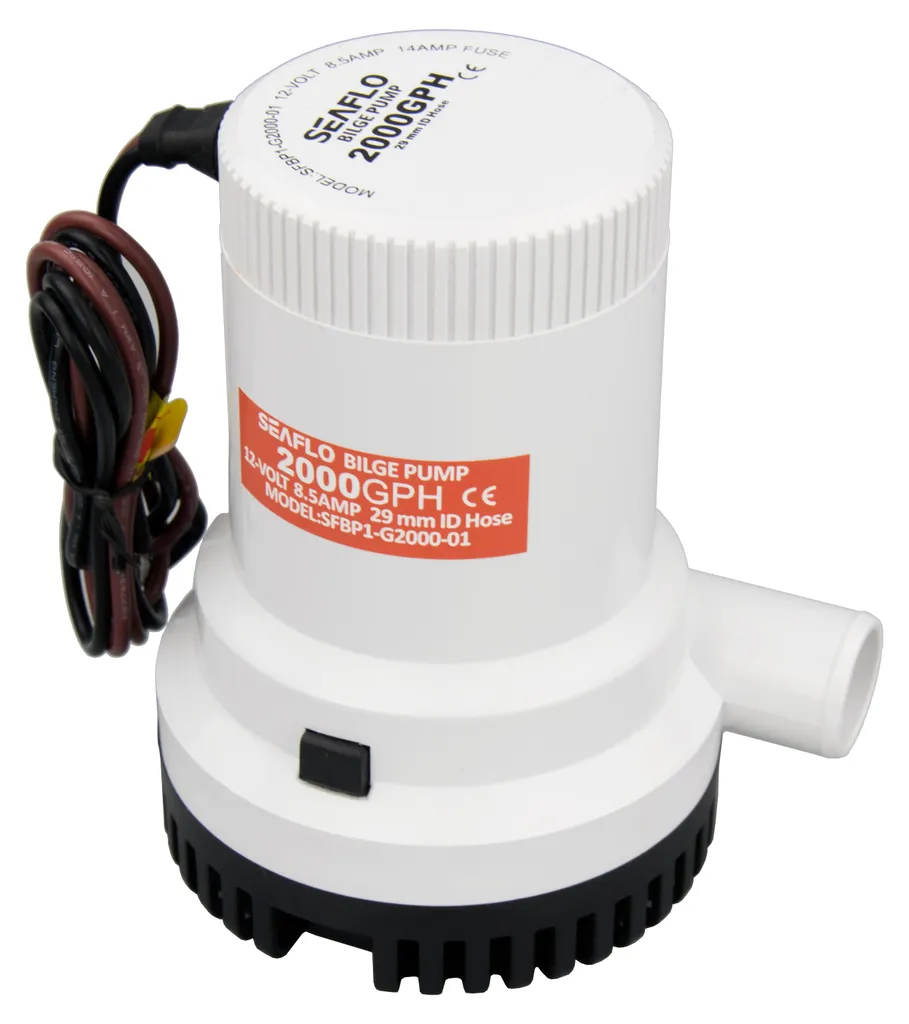 Évacuez l'eau rapidement avec cette pompe de cale 12V haute capacité - 3