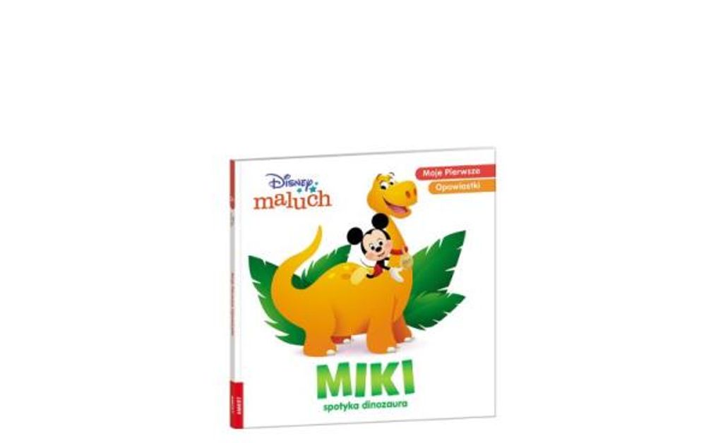 Disney Baby Meine ersten Geschichten Mickey trifft einen Dinosaurier (Buch auf Polnisch)