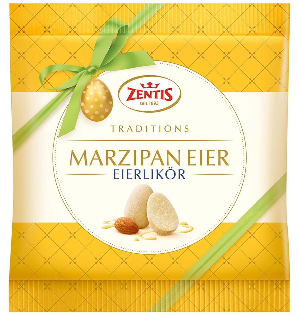 Zentis Marzipan-Eier Eierlikör 125g Produktbild 