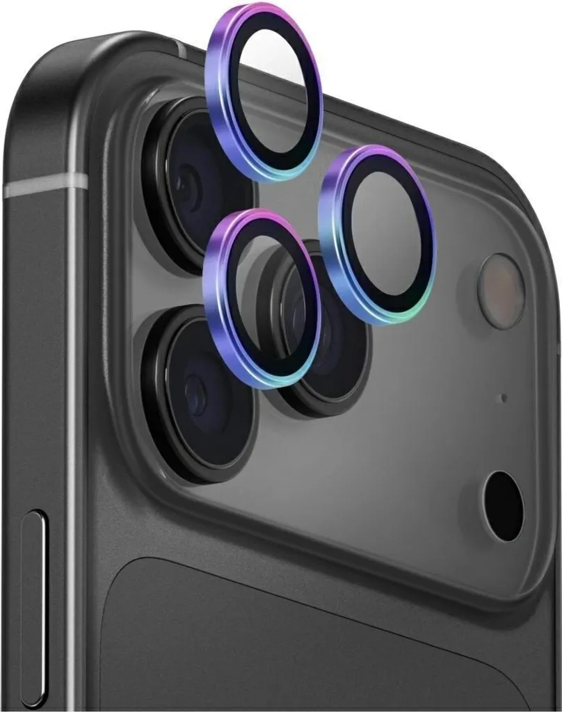 Uniq Optix iPhone 17 Pro/Max Protezione Obiettivo Alluminio 9H