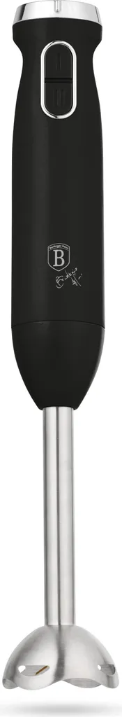 Berlinger Haus Mixeur Plongeant 800W Lame Titane Acier Inox Mat Noir