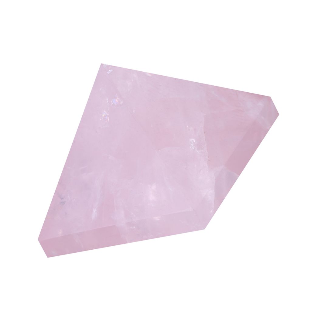 Kristallpyramide, Rosa Kristallpyramide, Rosenquarzpyramide, Pyramidenfiguren, Pyramidendekoration