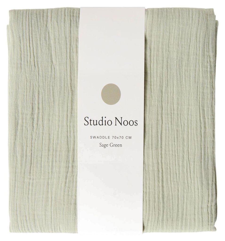 Studio Noos Sage Green Swaddle 70x70 cm Produktbild 