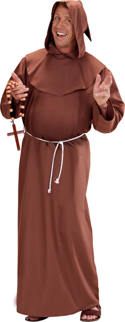 Kostüm Mönch Kapuziner - Kloster Verkleidung - Kutte 3XL - Produktbild 