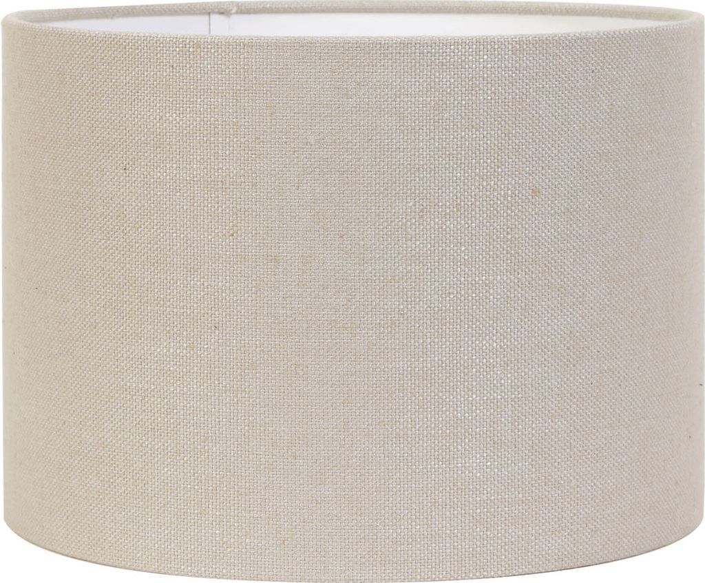 Light & Living Lampenschirm Zylinder 40-40-25 cm LIVIGNO hell grau