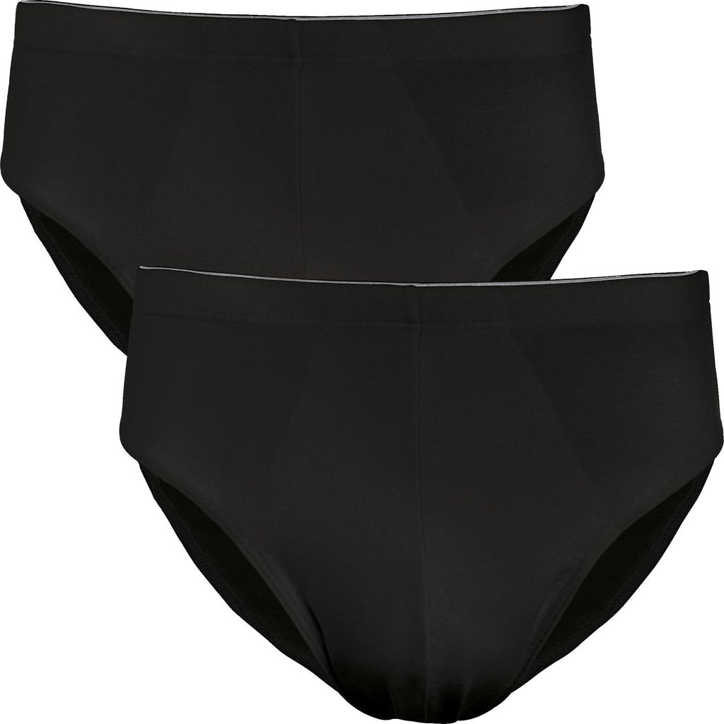 Erwin Müller Herren-Slip 2er-Pack schwarz 7
