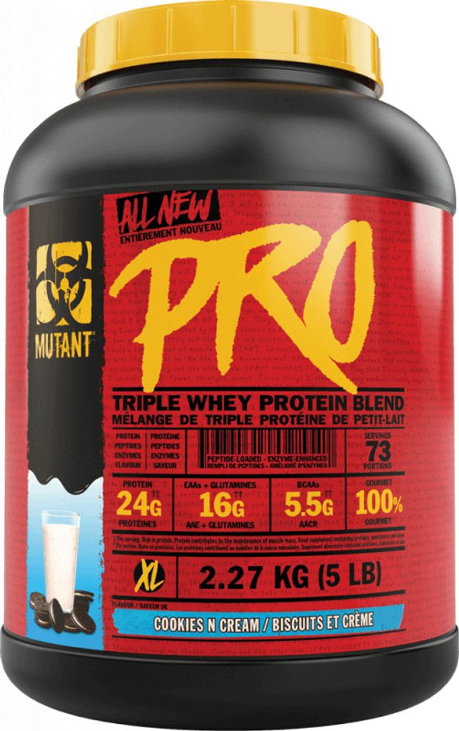 MUTANT | Hardcore Whey | Gourmet Whey Protein Mix Cookies with Cream