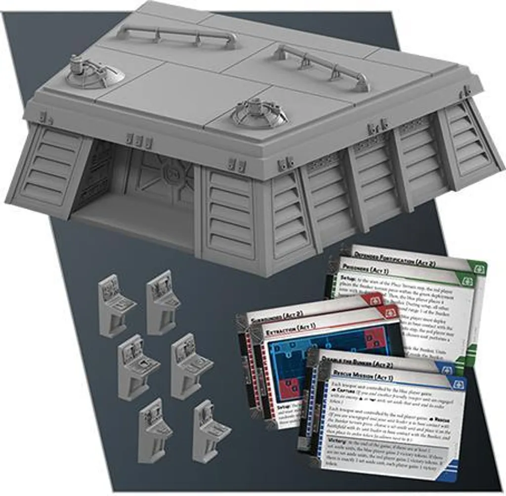 Star Wars: Legion Champ de bataille du bunker impérial - Extension décor - 2