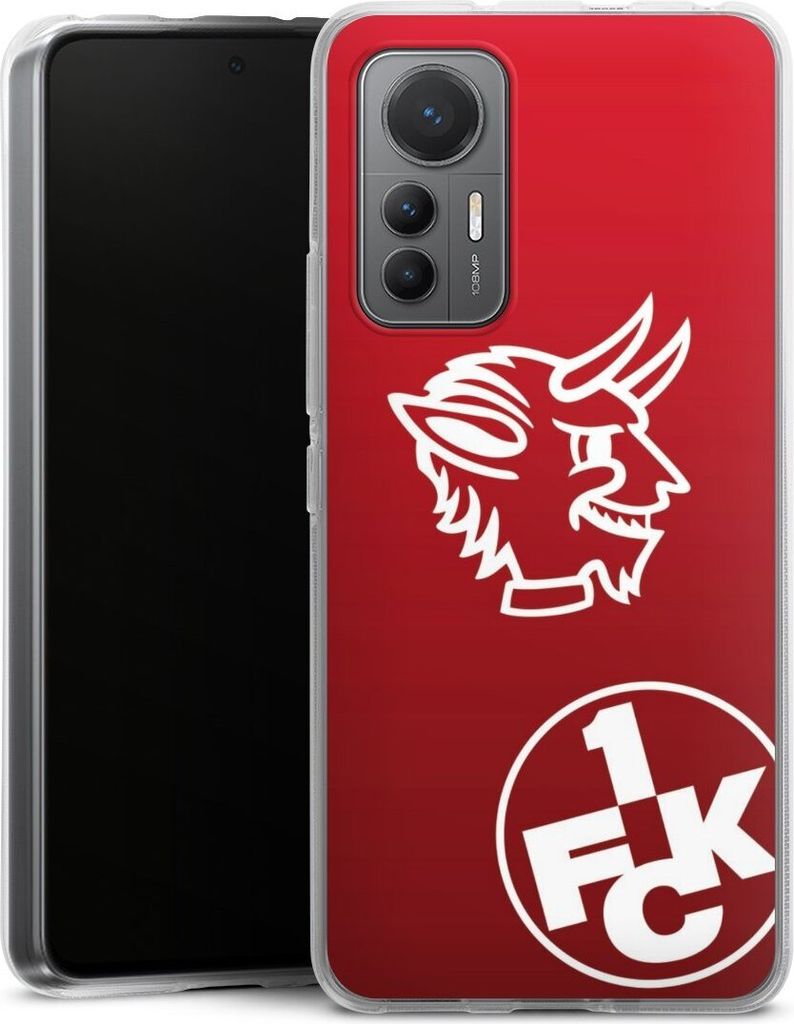 DeinDesign Handyhülle für Xiaomi 12 Lite 5G Silikon Hülle Case Smartphone Schutzhülle 1. FC Kaiserslautern Offizielles Lizenzprodukt Teufel