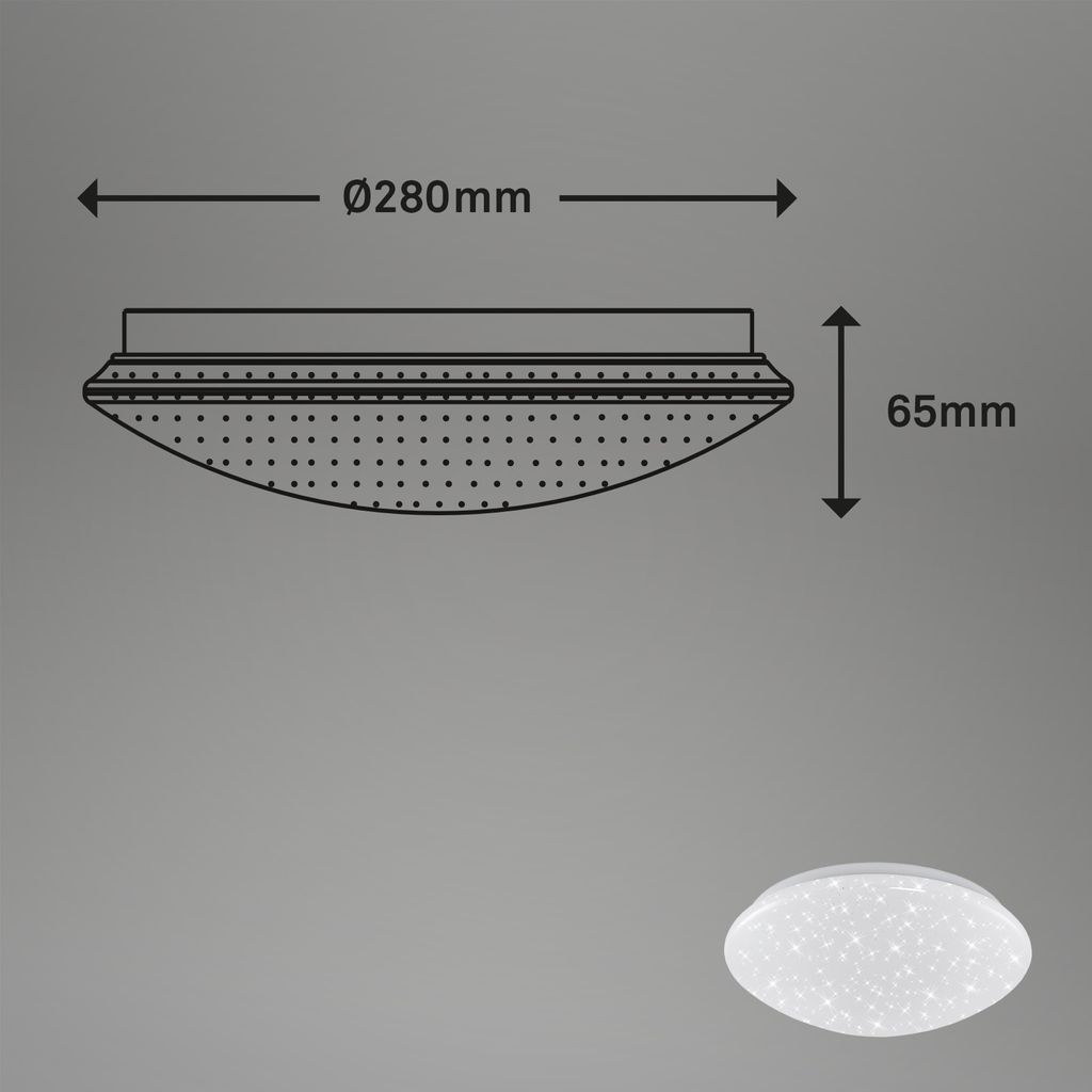 Briloner Lyra Sternendekor LED-Leuchte (3320-016) Produktbild 5