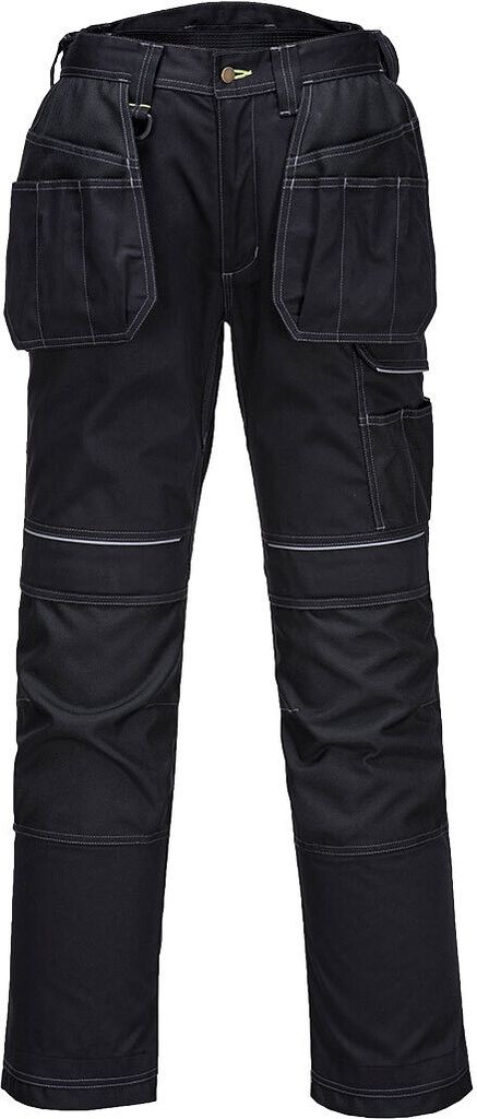 Portwest T602 PW3 Arbeitshose mit Holstertaschen Black Short Gr. 42