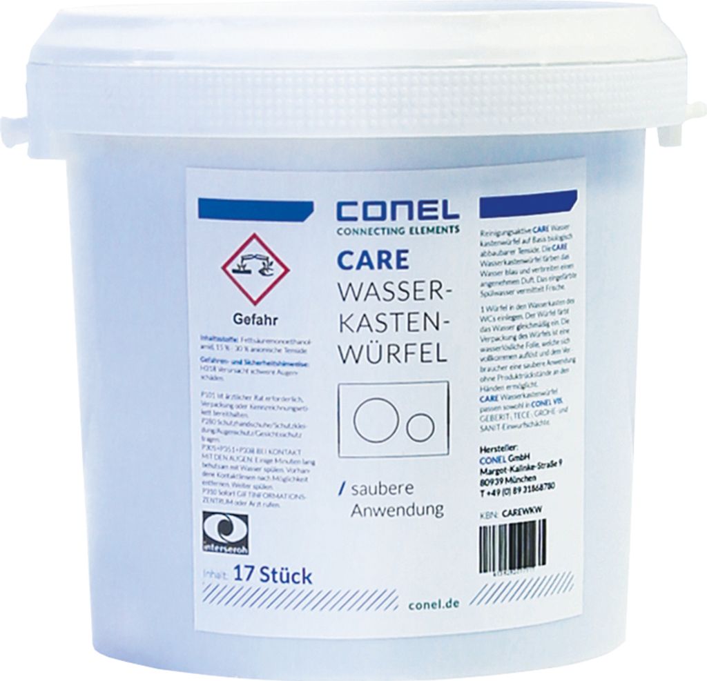 CONEL CARE Wasserkastenwürfel  17 Stück, biologisch Produktbild 