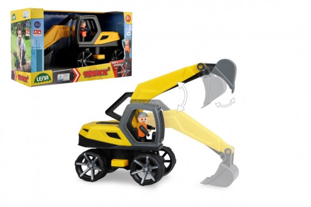 Truxx 2 Bagger mit Figur Produktbild 