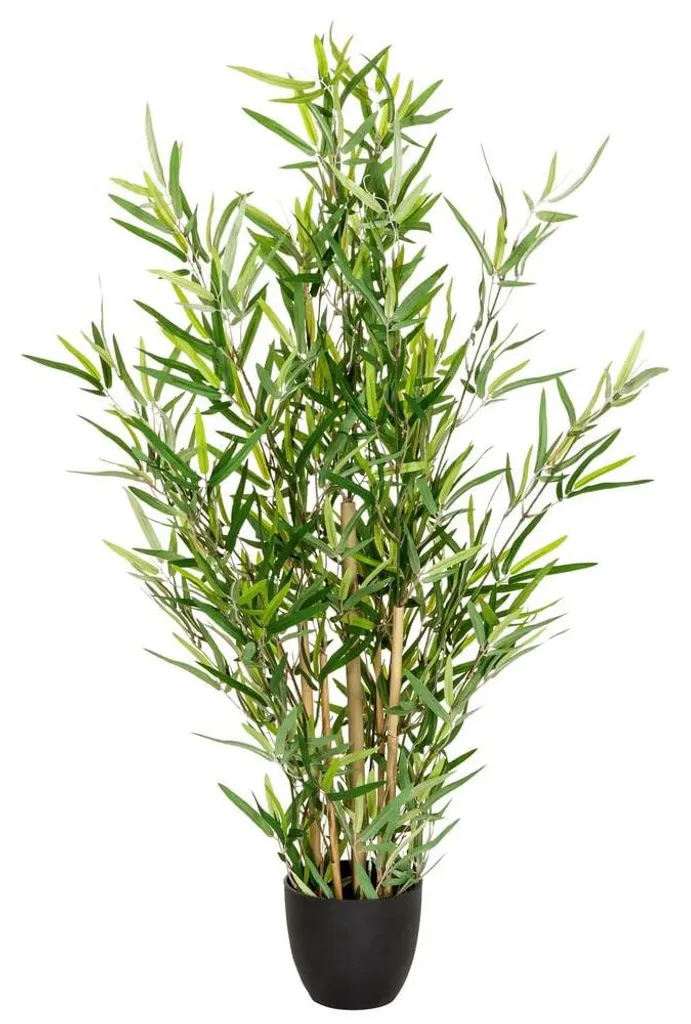 Mini-bambou artificiel 100 cm vert plante décorative intérieur 871005