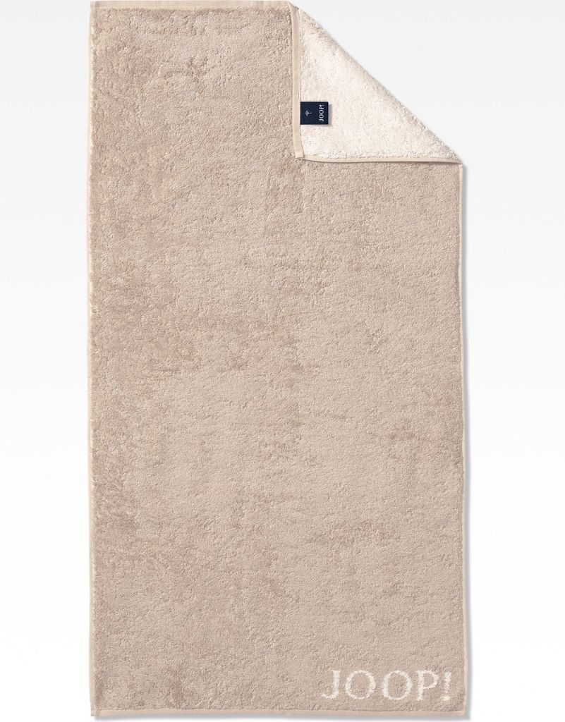 JOOP! Classic Doubleface Duschtuch 80x150cm, Farbe sand