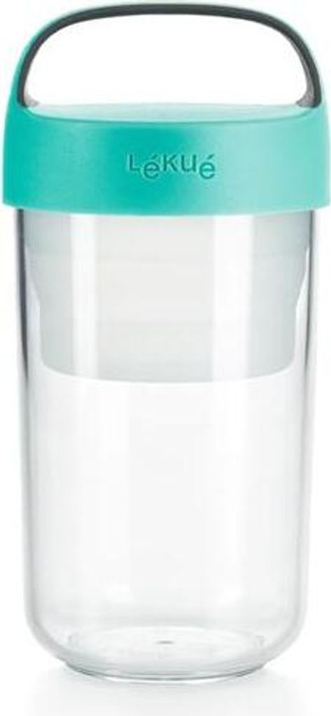 JAR TO GO türkis 600 ml Behälter / Lekue