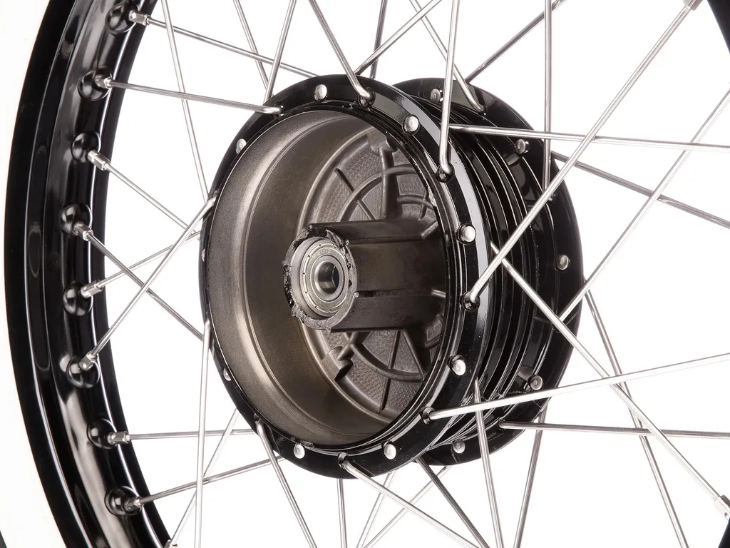 Roue avant 16 pouces pour rénovation mobylette pneu Mitas