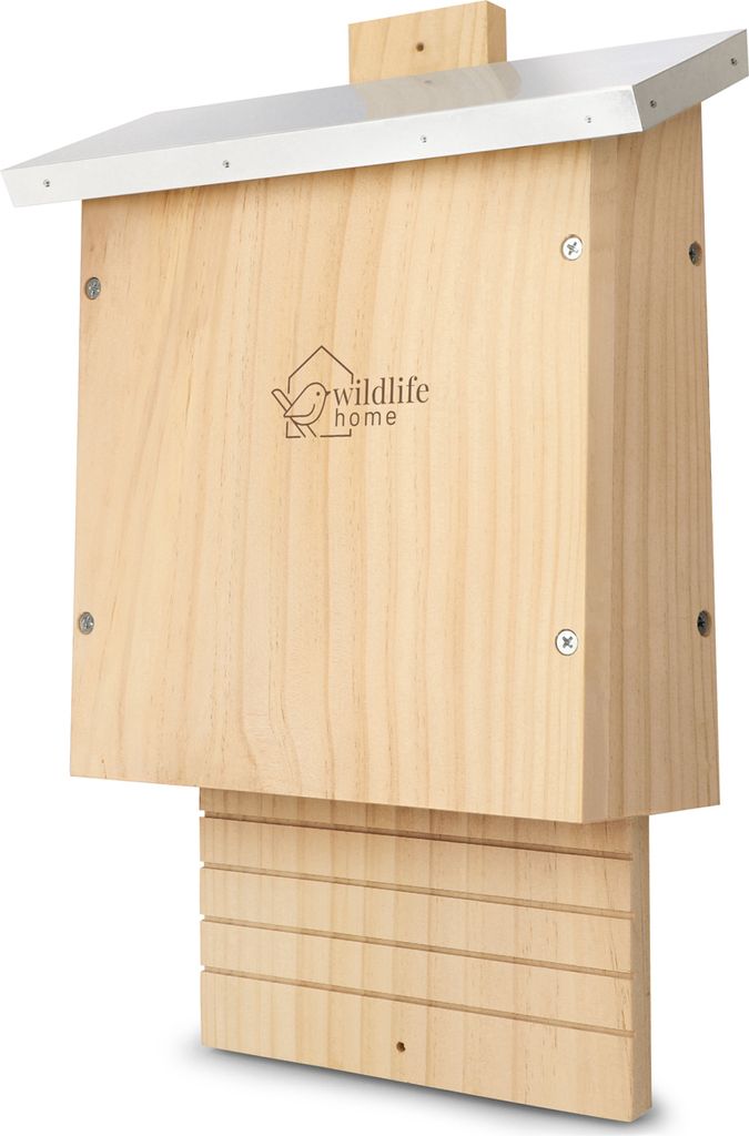 WILDLIFE HOME Fledermauskasten Natur - Fertig Montiert aus Produktbild 