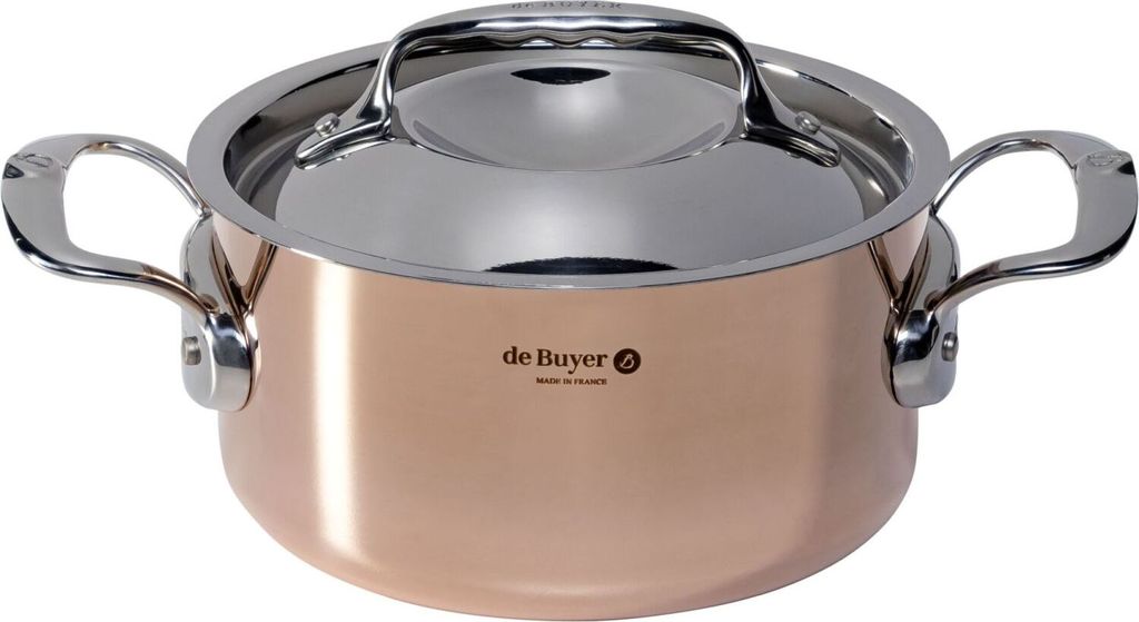 De Buyer Prima Matera Bratentopf Kupfer/Edels. 16 cm Produktbild 