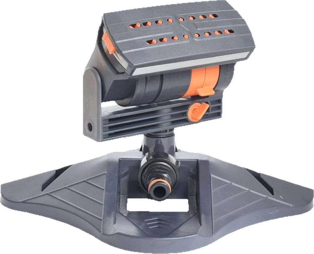 Rasensprenger, 16 Löcher, Wassersprinkler mit Erdspieß, einstellbare 4 Sprühmodi, Gartensprinkler zum Bewässern von Pflanzen in Hof, Rasen, Gem...