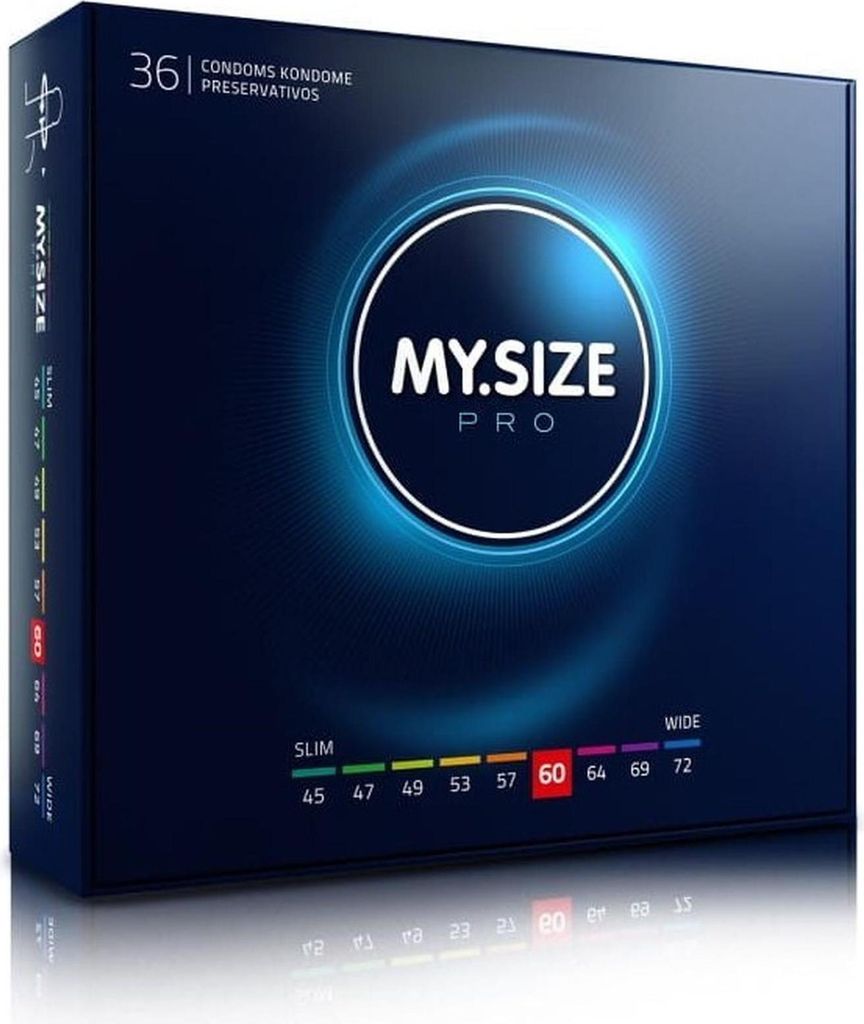 My Size PRO, Prezerwatywy 60mm, 36 sztuk Zdjęcie produktu 
