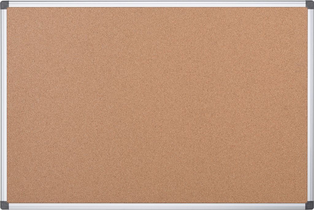 Bi-Office Korktafel "Maya" 600 x 450 mm Aluminiumrahmen