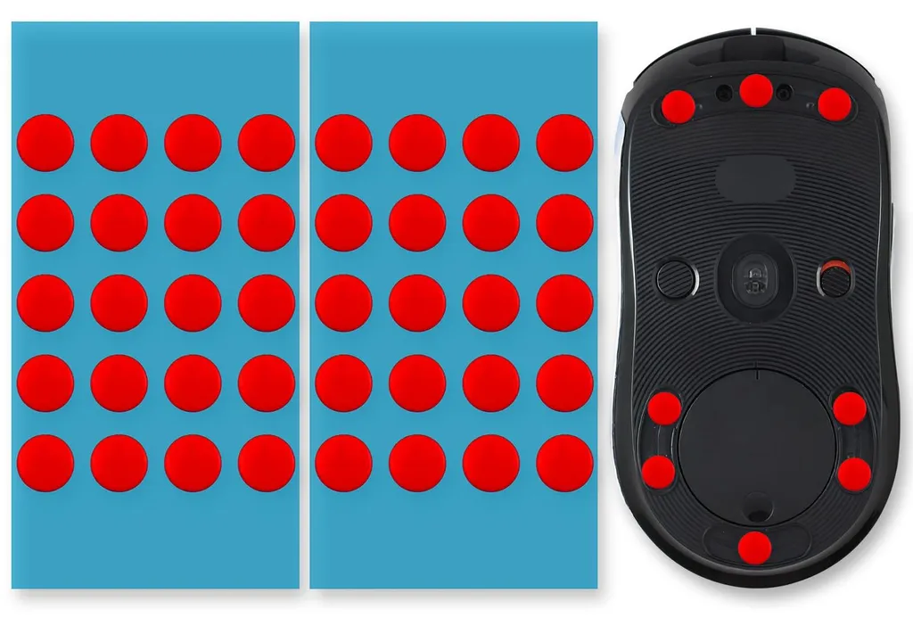 Réparez la Glisse de votre Logitech G Pro Wireless - 40 Patins Rouges