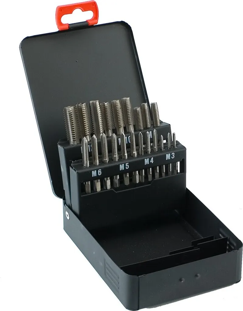 Yato YT-2976 Set Maschi a Mano 21 Pezzi M3-M12 HSS - Qualità Professionale