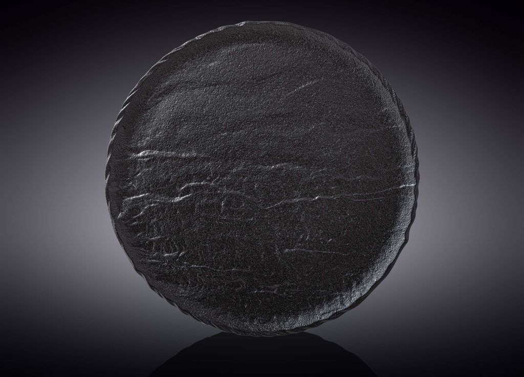 Wilmax Teller SlateStone Rund Schwarz 25 cm Porzellan WL-661126/A